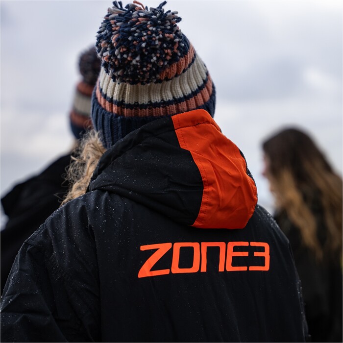 2024 Zone3 Parka Reciclada Cambio Robe CW23URPC - Black / Grey / Orange